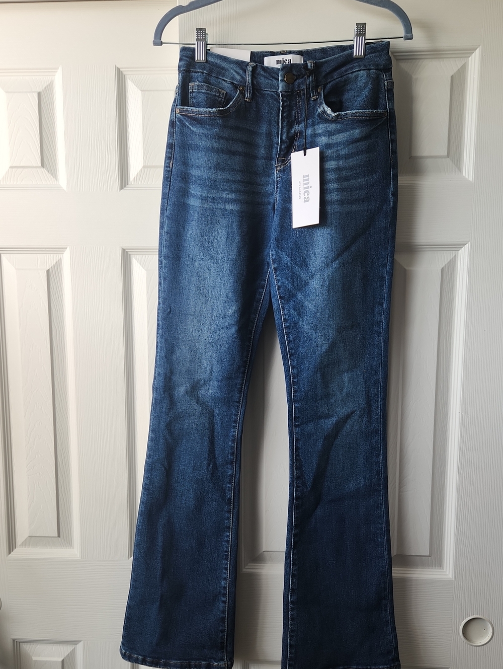 NWT Mica High-Rise Dark Blue Bootcut Jeans for Women